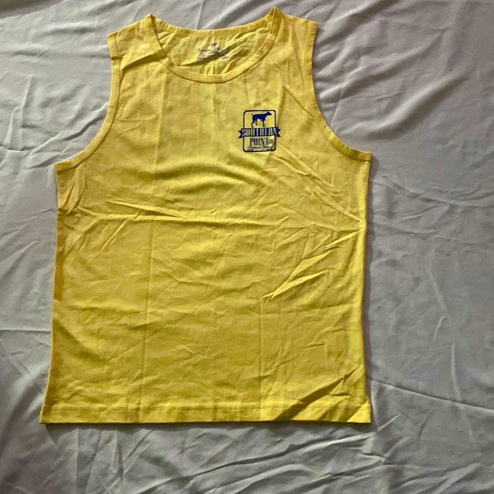 Southern Point Co. Tank top new with no tags size extra small color yellow